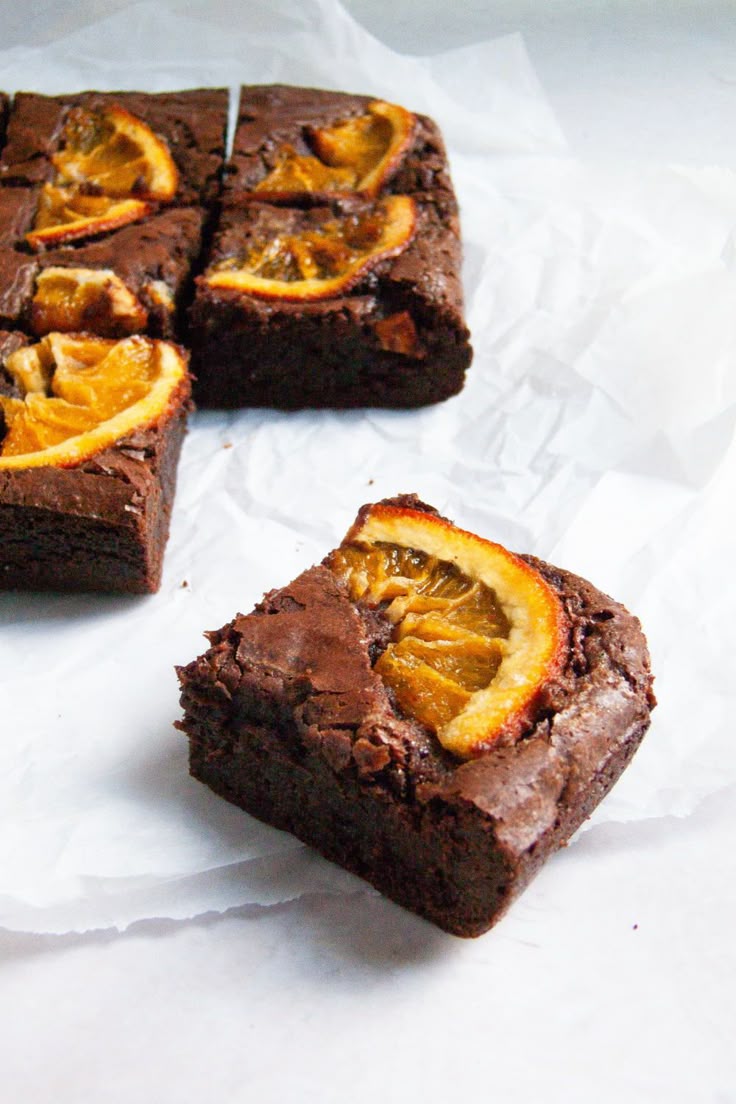 Orange Brownies