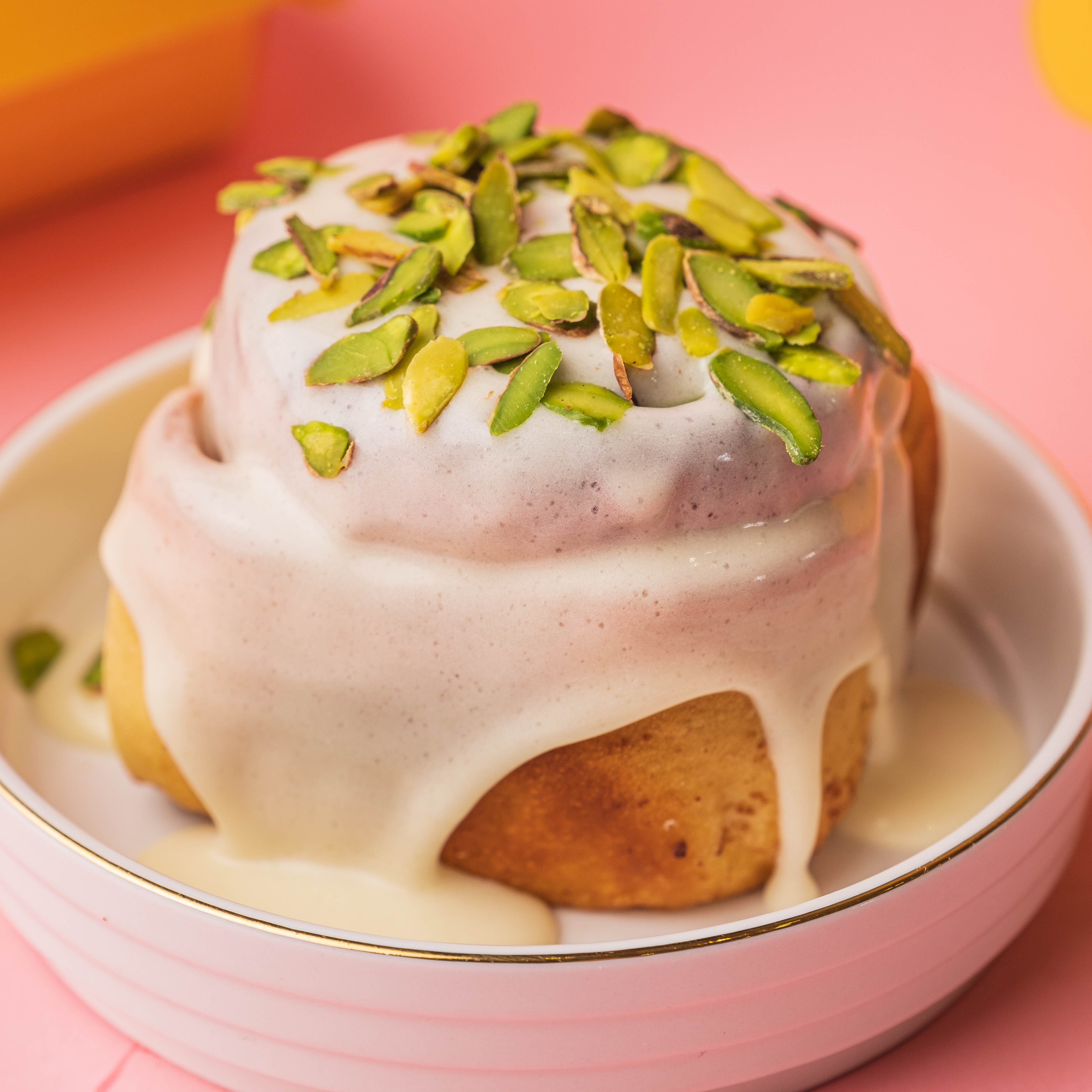 Pistachio Cinnamon Roll