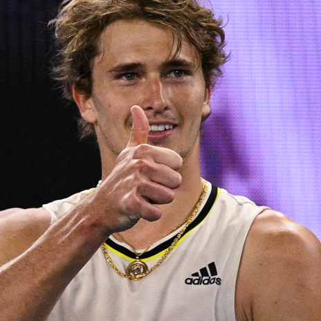 Zverev tan beiseina a sang..