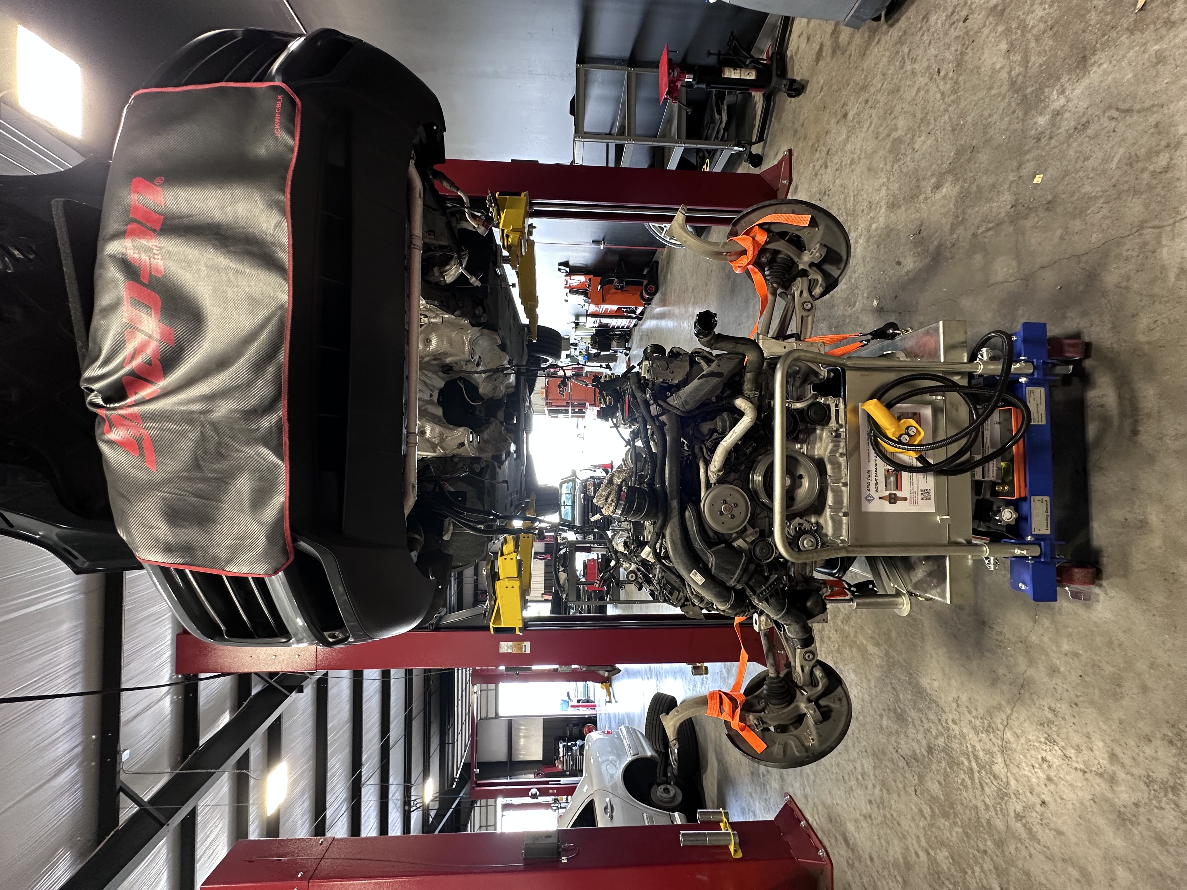 Interior of Audi car