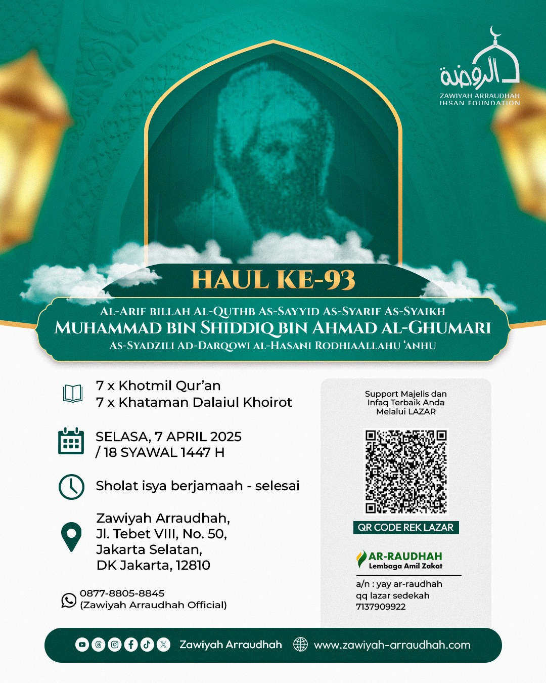 Haul Al-Quthb As-Sayyid As-Syarif Muhammad bin Shiddiq bin Ahmad Al-Ghumari Ke -93