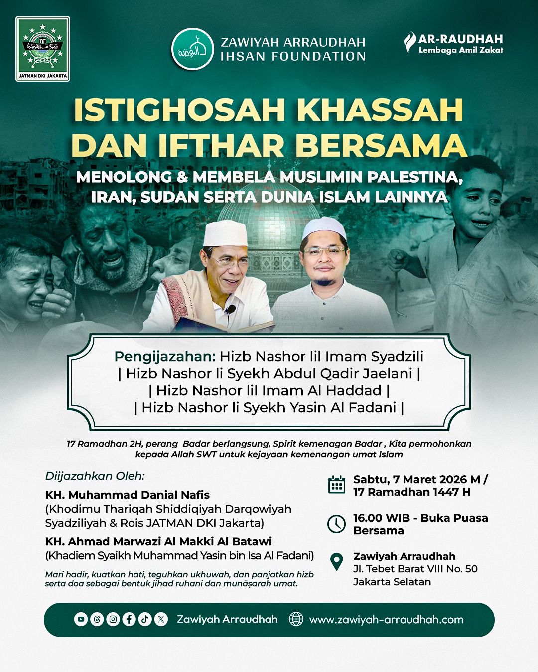 Istighosah Khassah dan Iftar Bersama