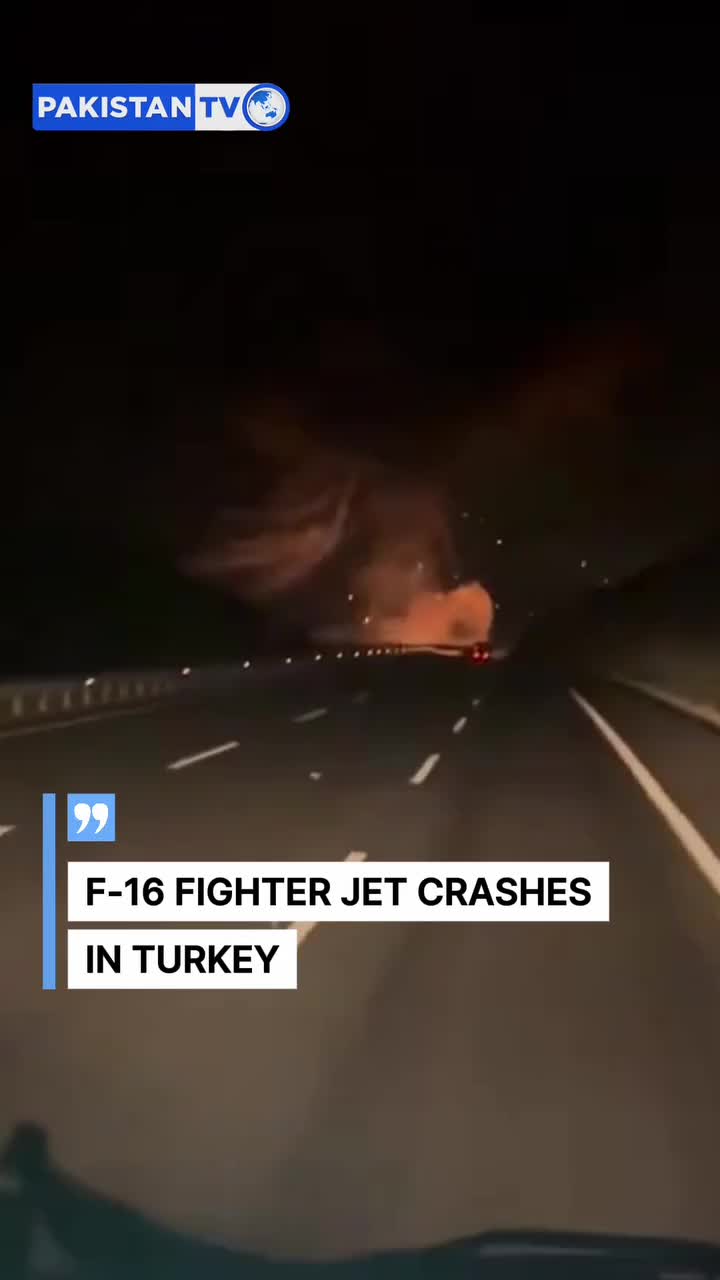 F-16 Jet Crash in Turkey