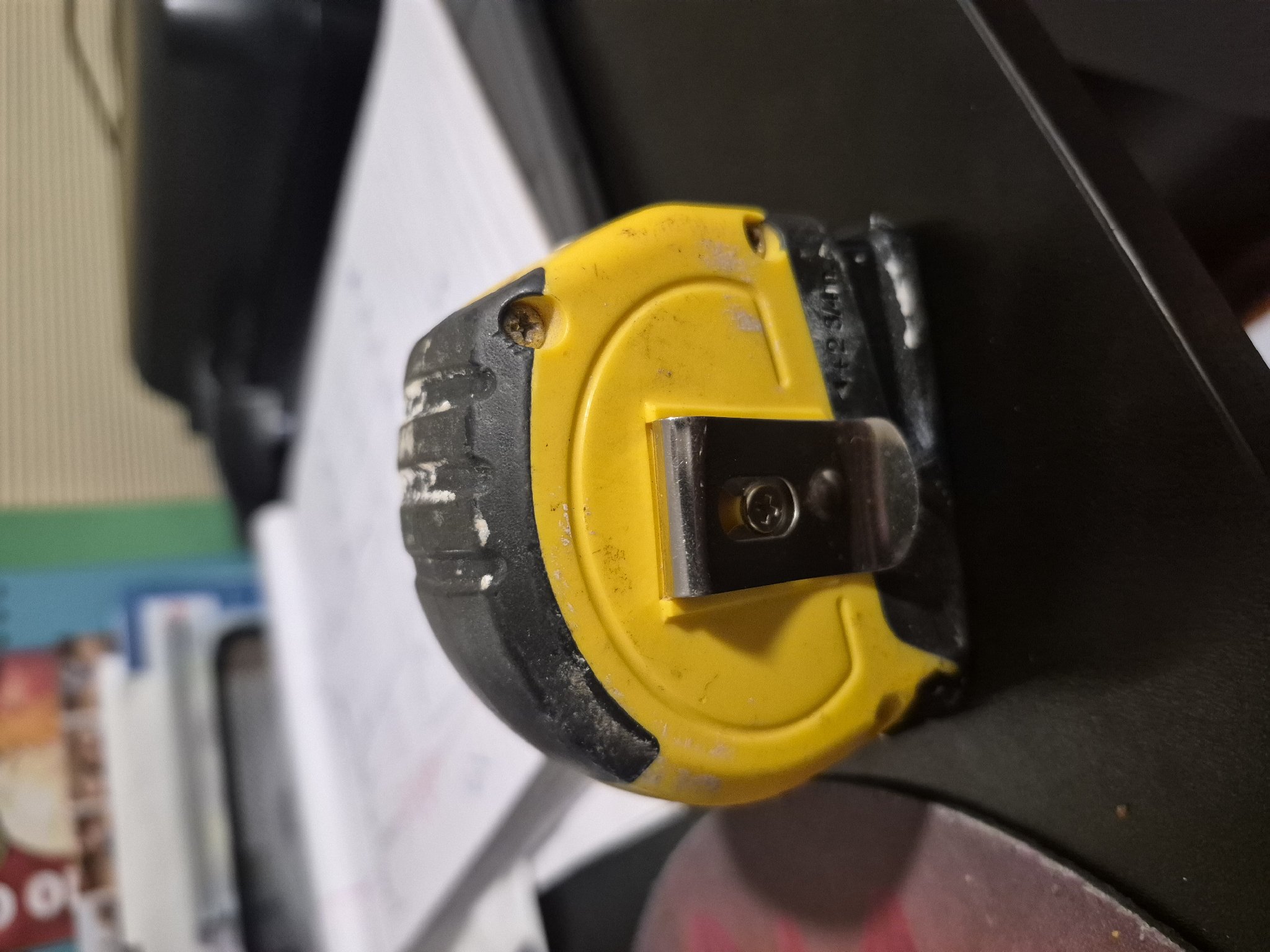 Stanley Tape Measure 25ft - Reliable Yellow & Black Classic (Great Condition)