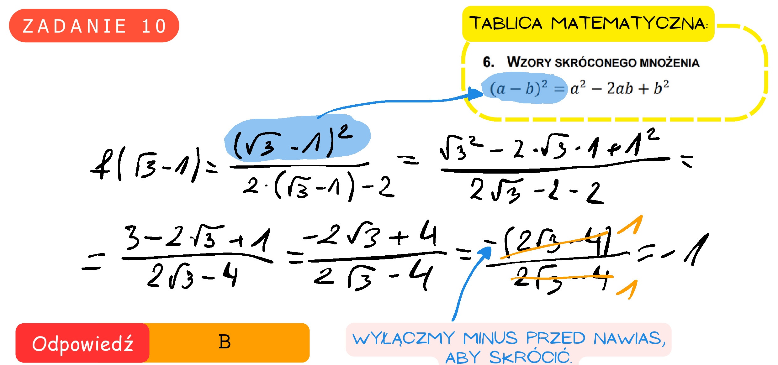 Solution for MATEMATYKA 2021 MAJ MATURA PODSTAWOWA ZADANIE 10