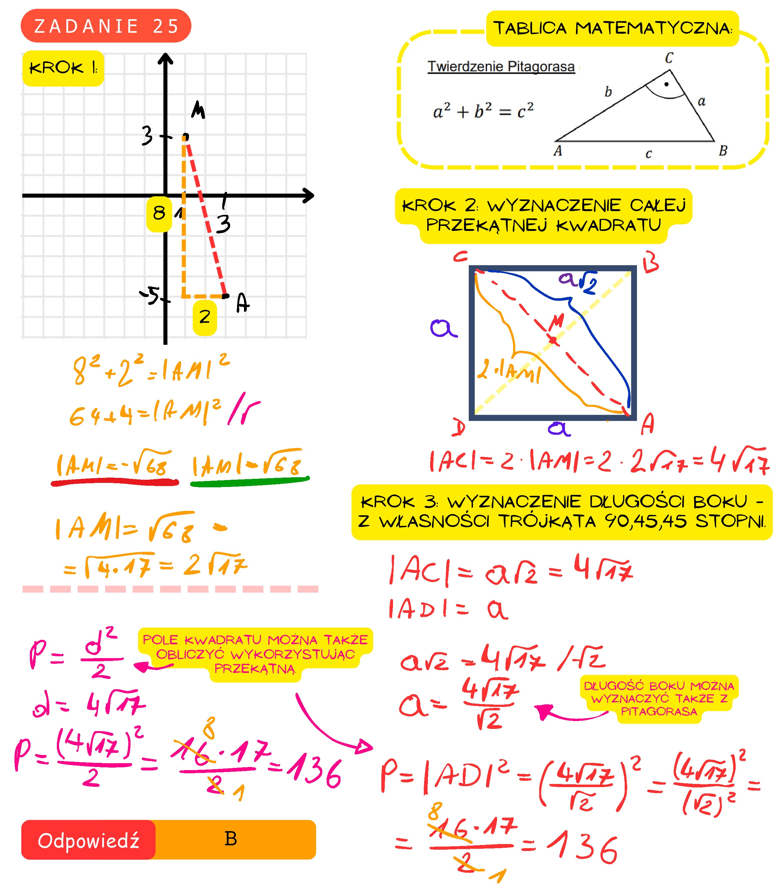 Solution for MATEMATYKA 2021 MAJ MATURA PODSTAWOWA ZADANIE 25