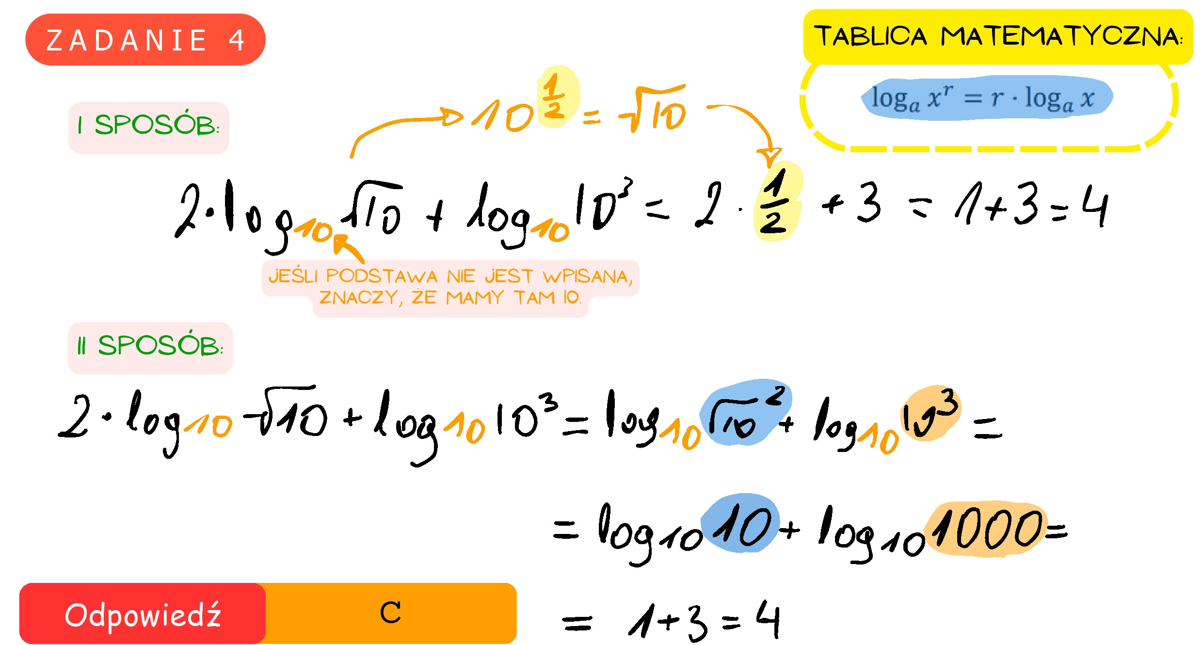 Solution for MATEMATYKA 2021 MAJ MATURA PODSTAWOWA ZADANIE 4