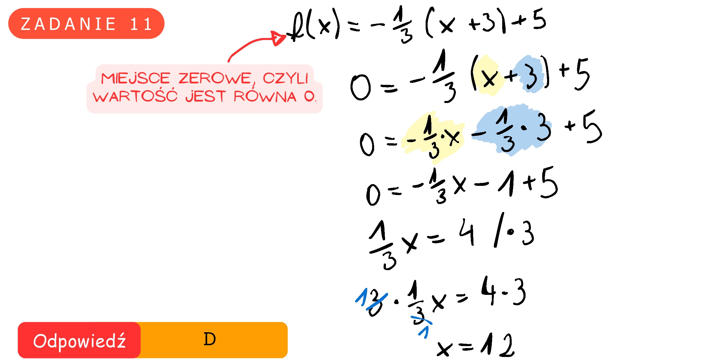 Solution for MATEMATYKA 2022 MAJ MATURA PODSTAWOWA ZADANIE 11