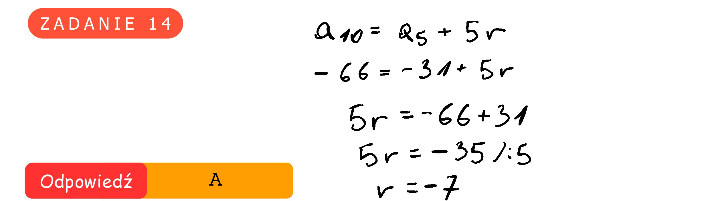 Solution for MATEMATYKA 2022 MAJ MATURA PODSTAWOWA ZADANIE 14
