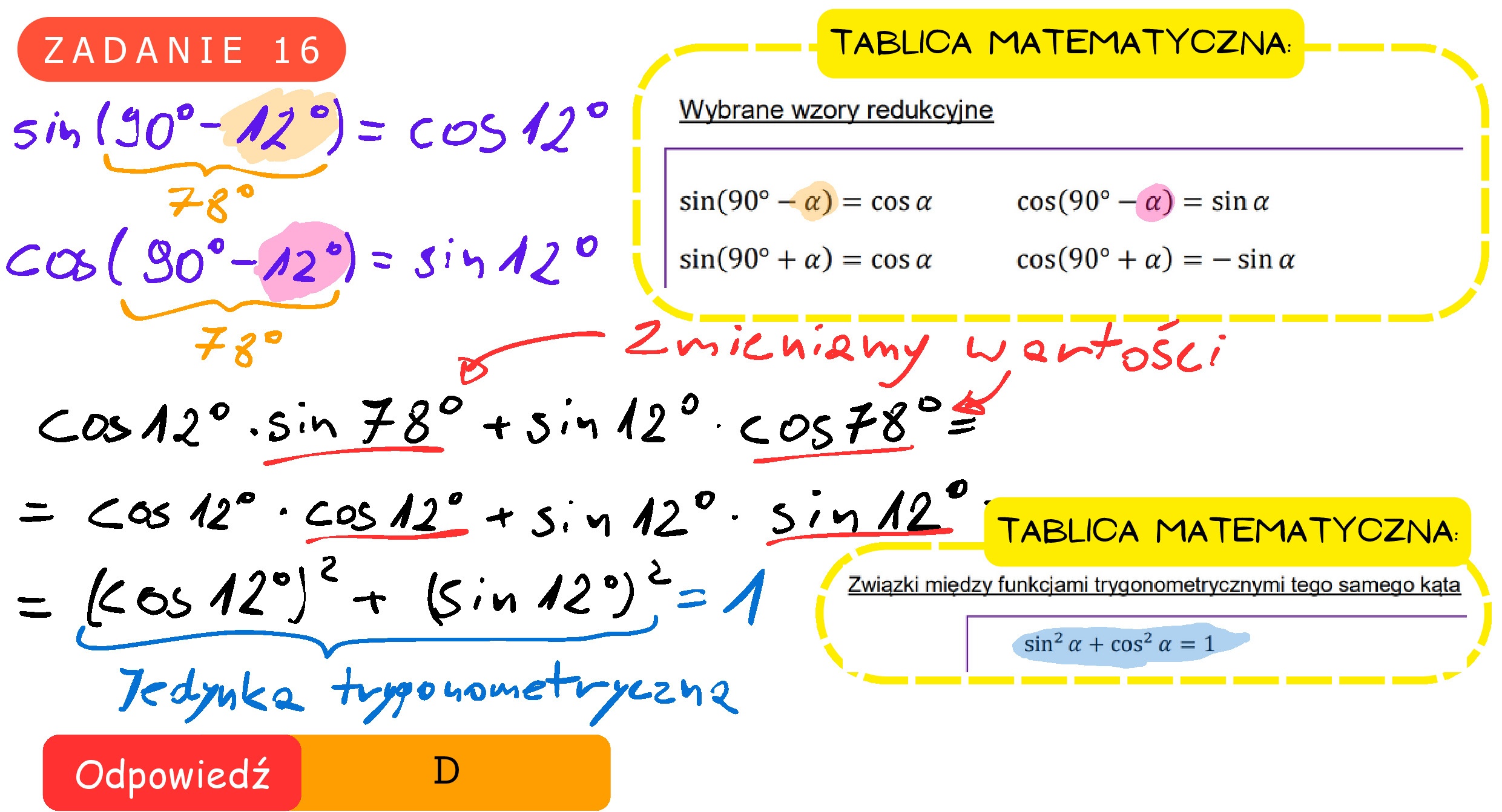 Solution for MATEMATYKA 2022 MAJ MATURA PODSTAWOWA ZADANIE 16