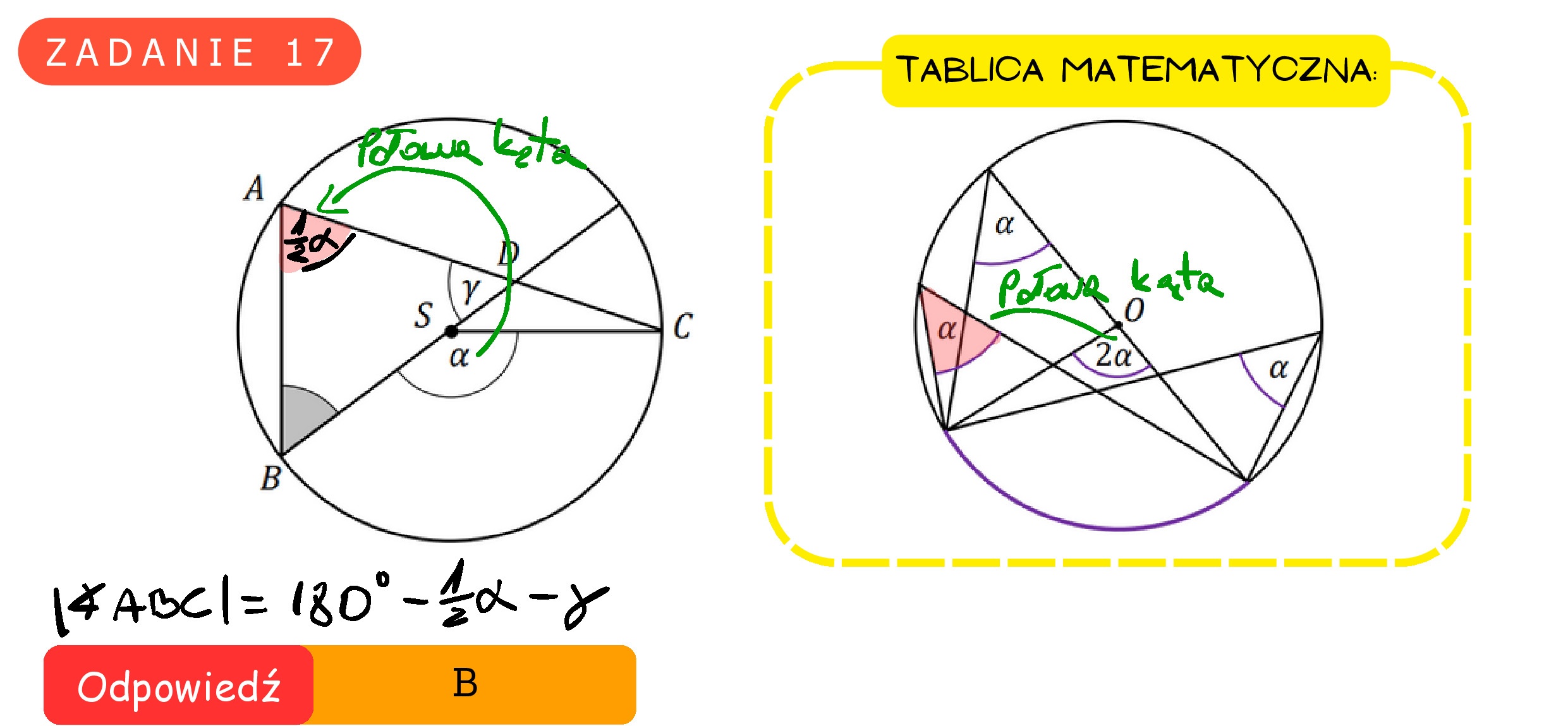 Solution for MATEMATYKA 2022 MAJ MATURA PODSTAWOWA ZADANIE 17