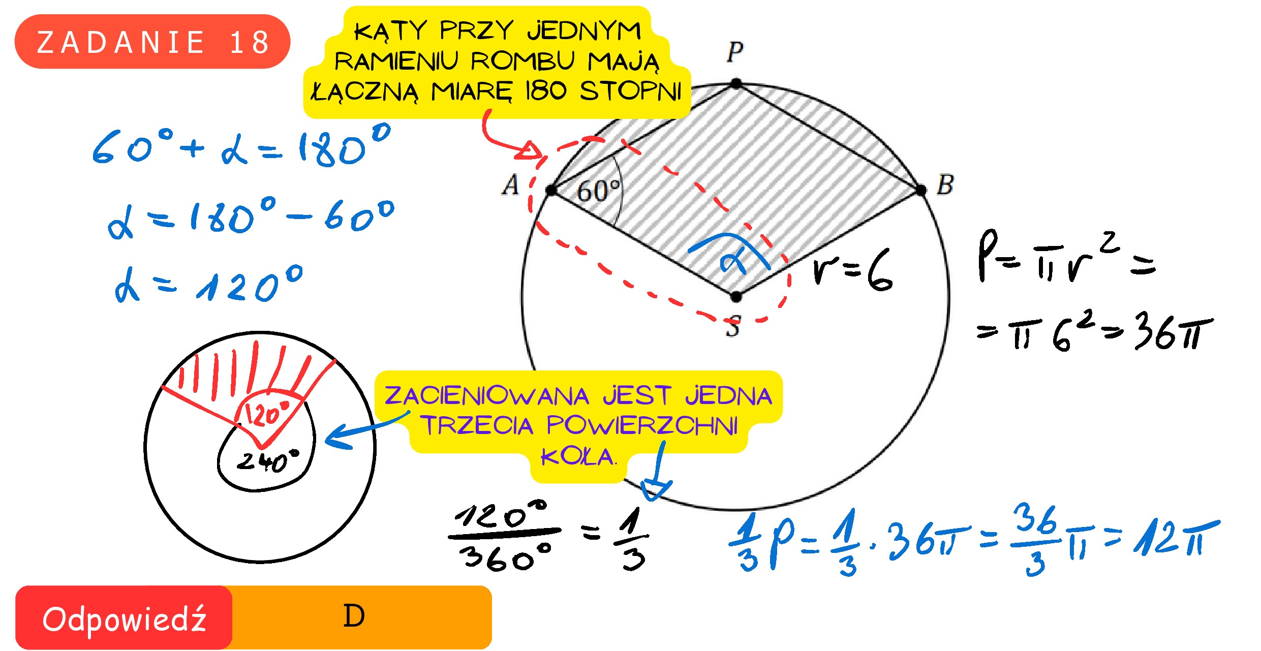 Solution for MATEMATYKA 2022 MAJ MATURA PODSTAWOWA ZADANIE 18