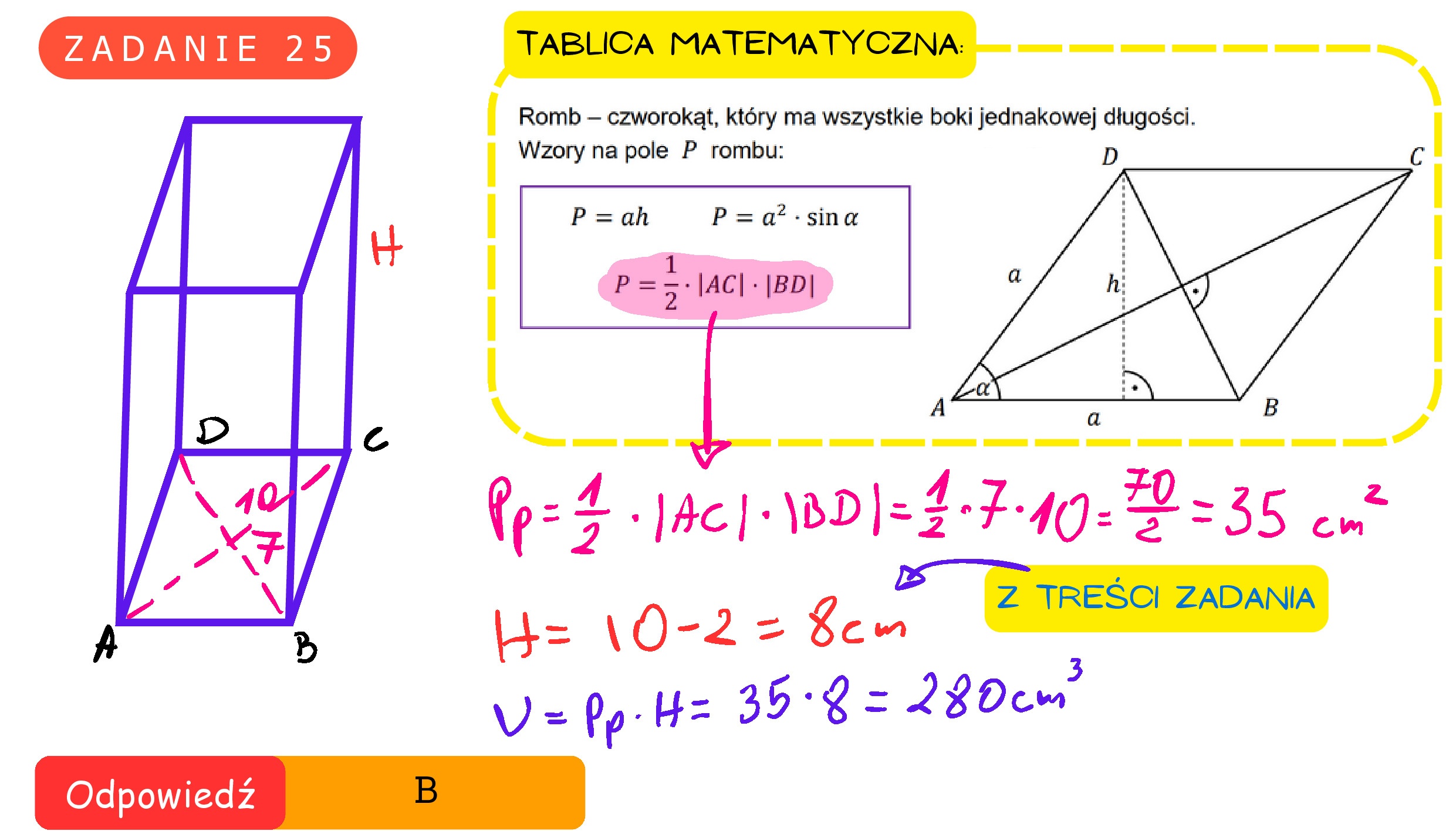 Solution for MATEMATYKA 2022 MAJ MATURA PODSTAWOWA ZADANIE 25
