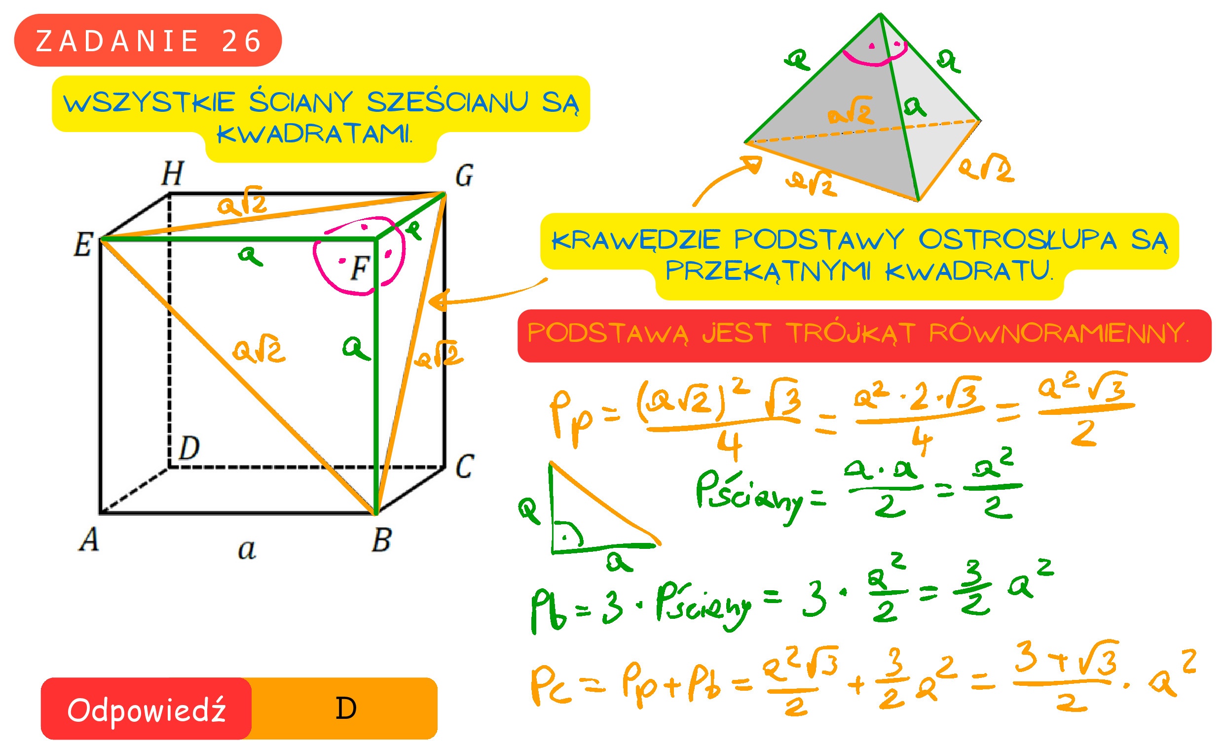 Solution for MATEMATYKA 2022 MAJ MATURA PODSTAWOWA ZADANIE 26