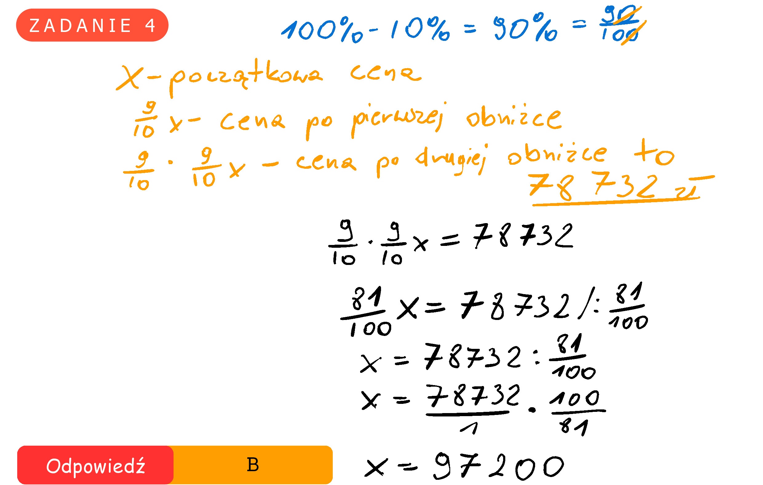 Solution for MATEMATYKA 2022 MAJ MATURA PODSTAWOWA ZADANIE 4