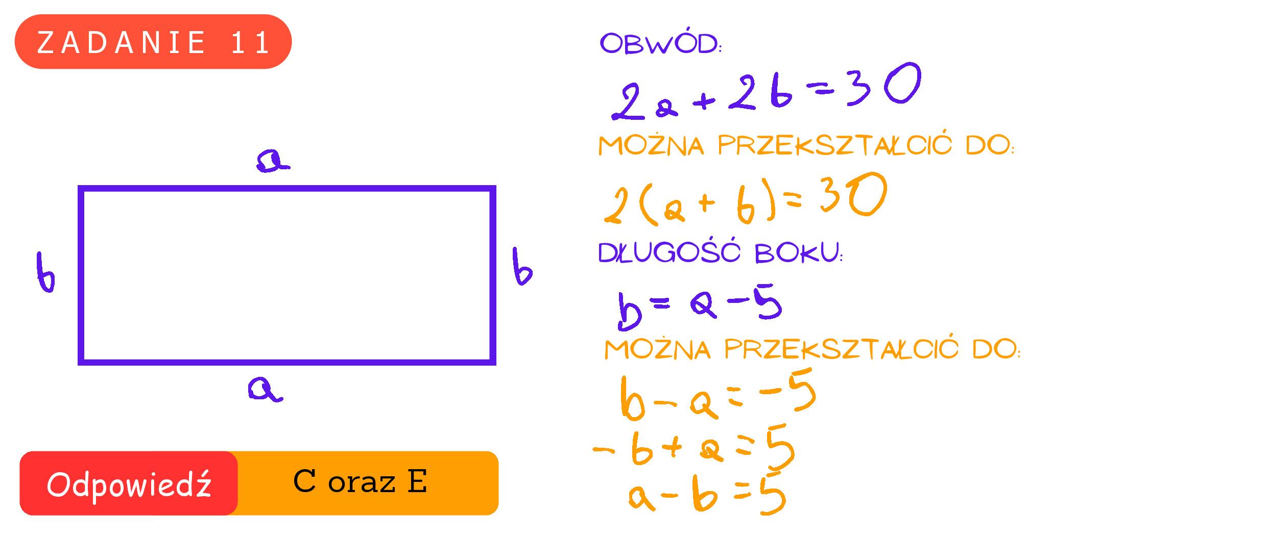 Solution for MATEMATYKA 2023 MAJ MATURA PODSTAWOWA ZADANIE 11