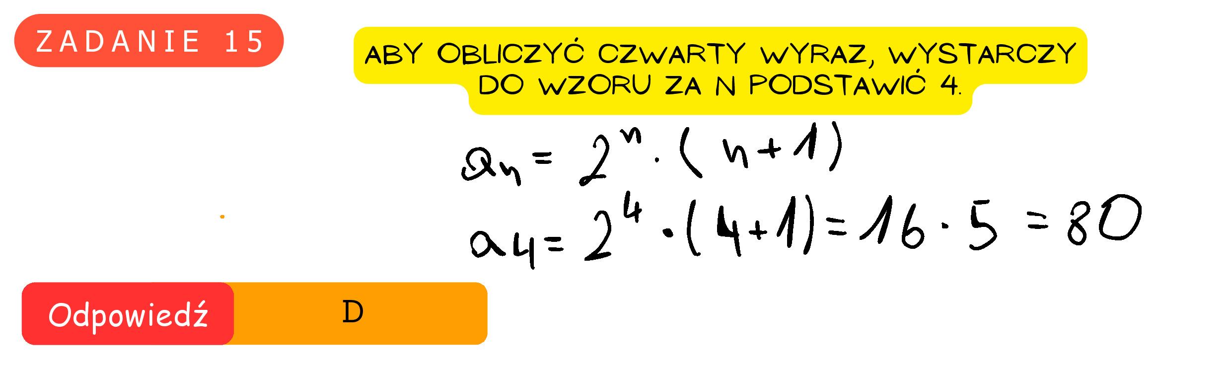 Solution for MATEMATYKA 2023 MAJ MATURA PODSTAWOWA ZADANIE 15