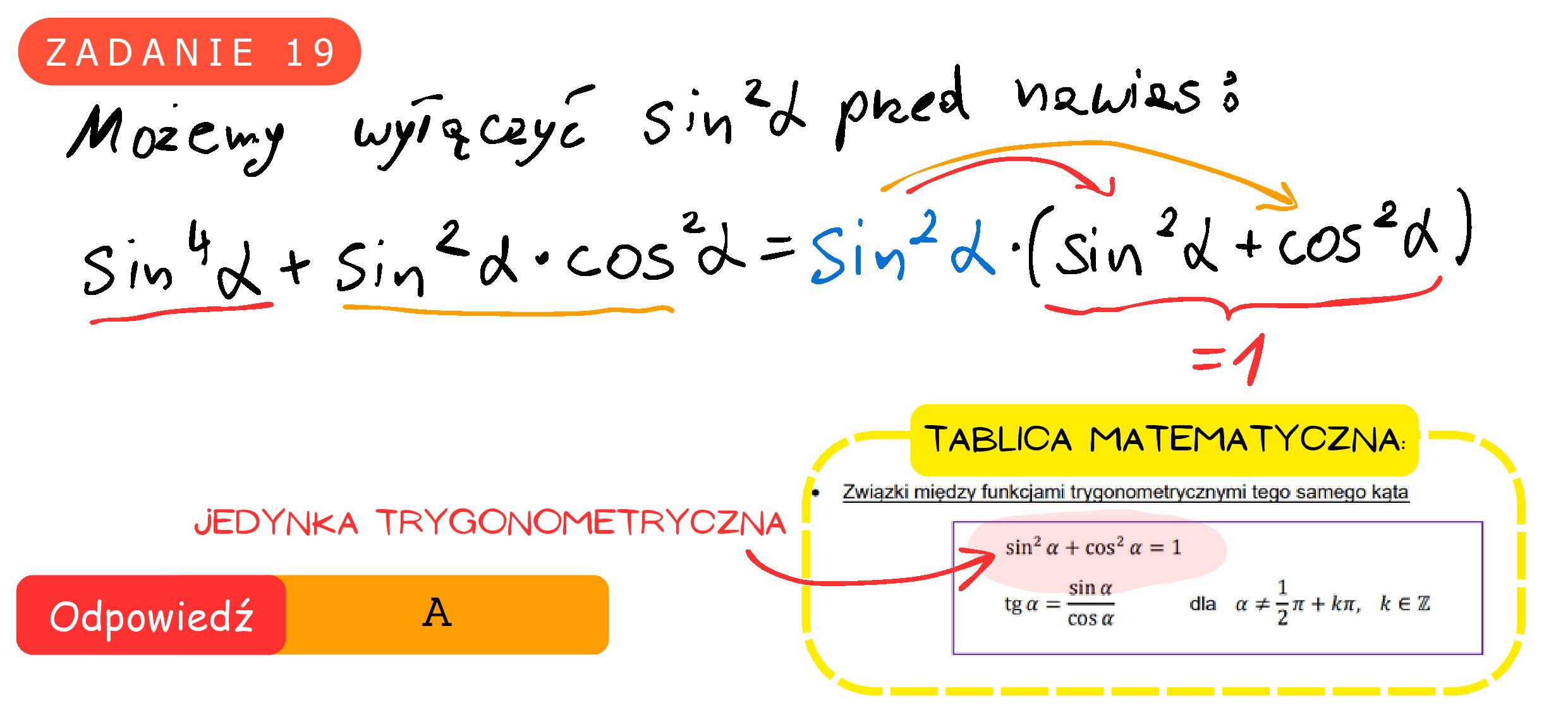 Solution for MATEMATYKA 2023 MAJ MATURA PODSTAWOWA ZADANIE 19