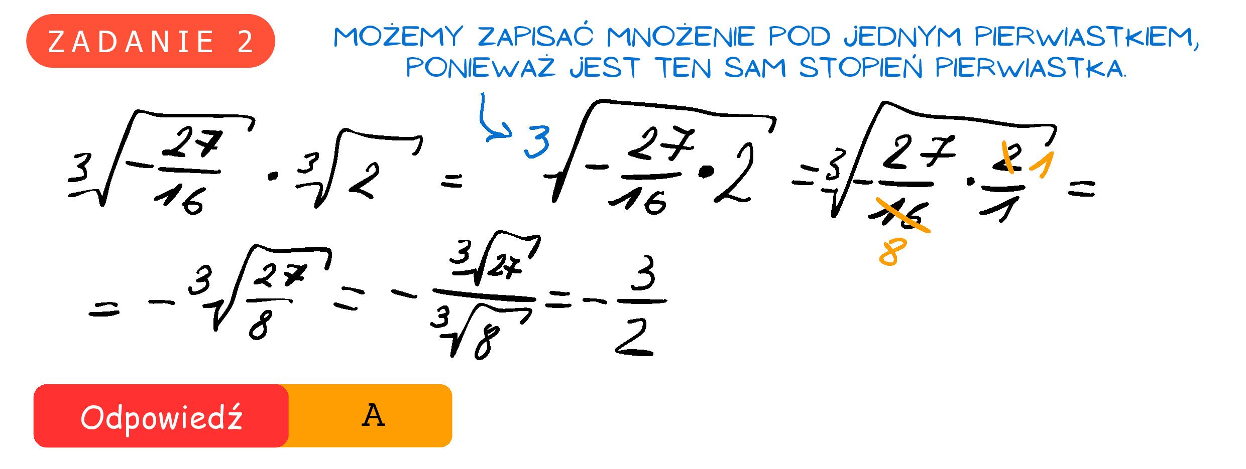 Solution for MATEMATYKA 2023 MAJ MATURA PODSTAWOWA ZADANIE 2