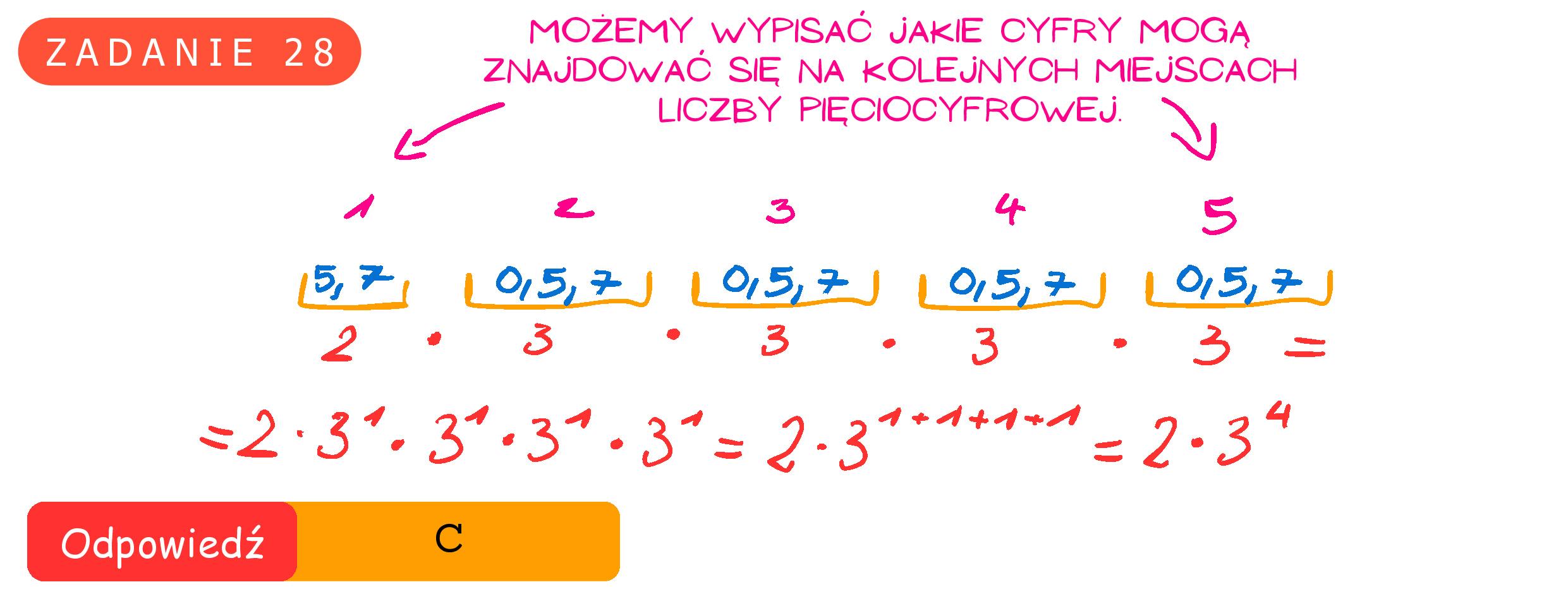 Solution for MATEMATYKA 2023 MAJ MATURA PODSTAWOWA ZADANIE 28