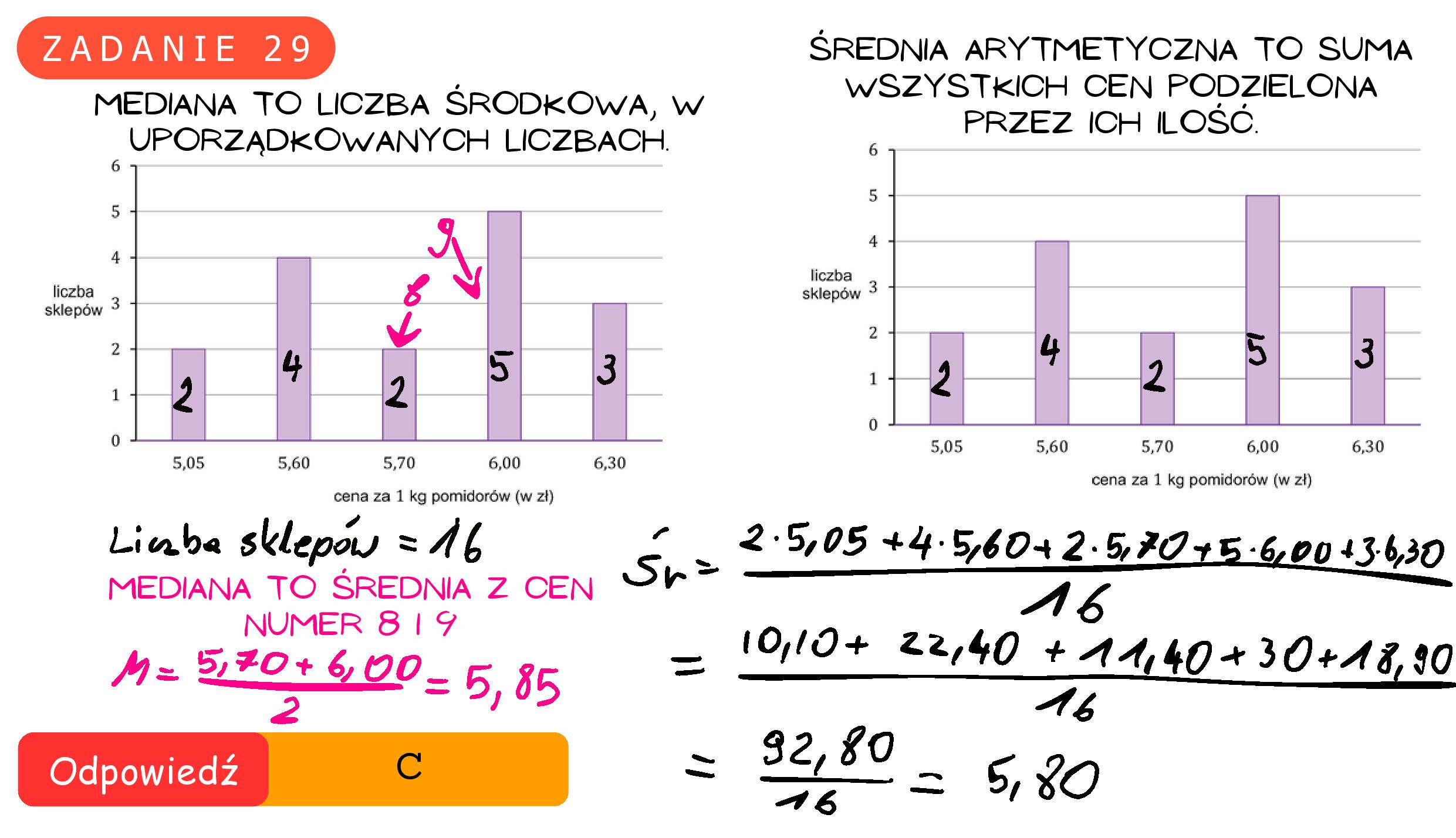 Solution for MATEMATYKA 2023 MAJ MATURA PODSTAWOWA ZADANIE 29