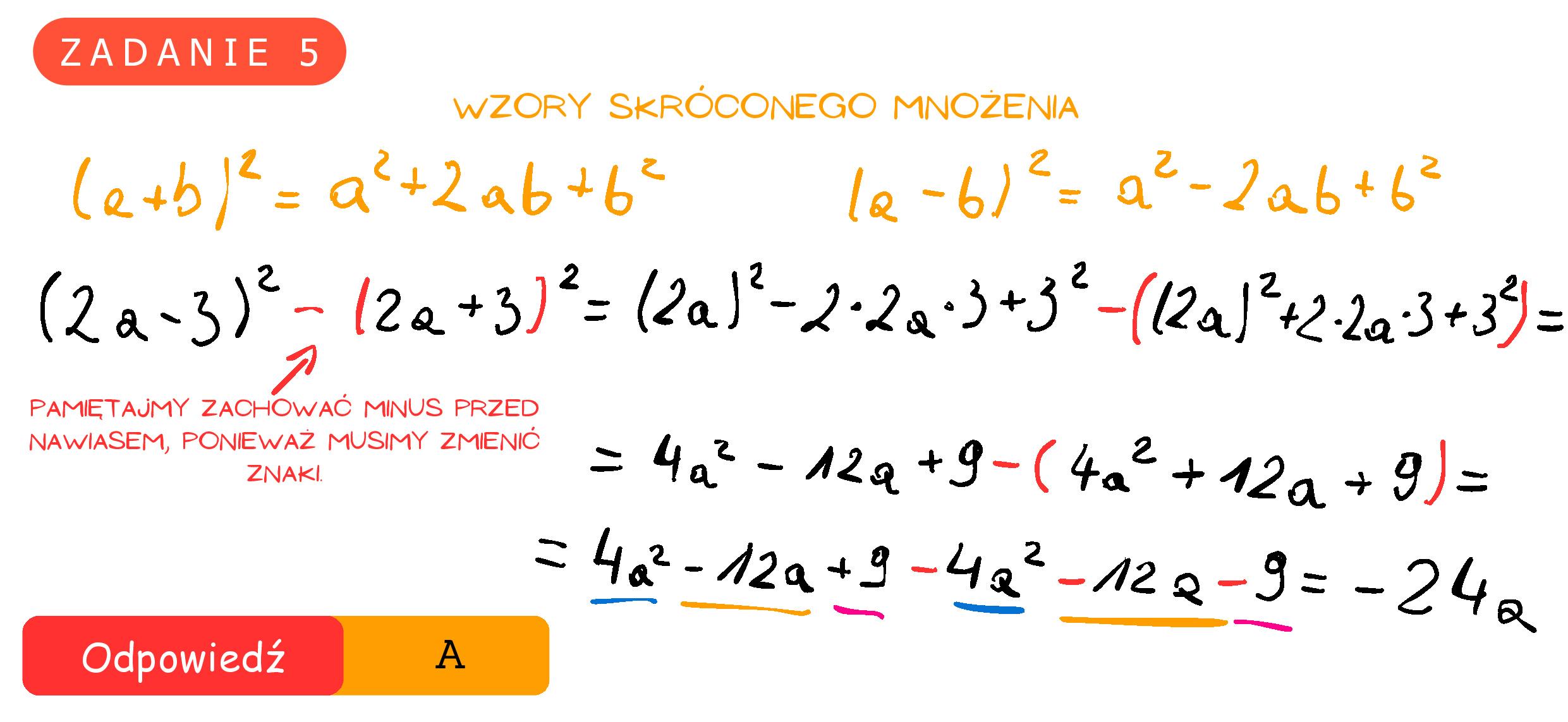 Solution for MATEMATYKA 2023 MAJ MATURA PODSTAWOWA ZADANIE 5