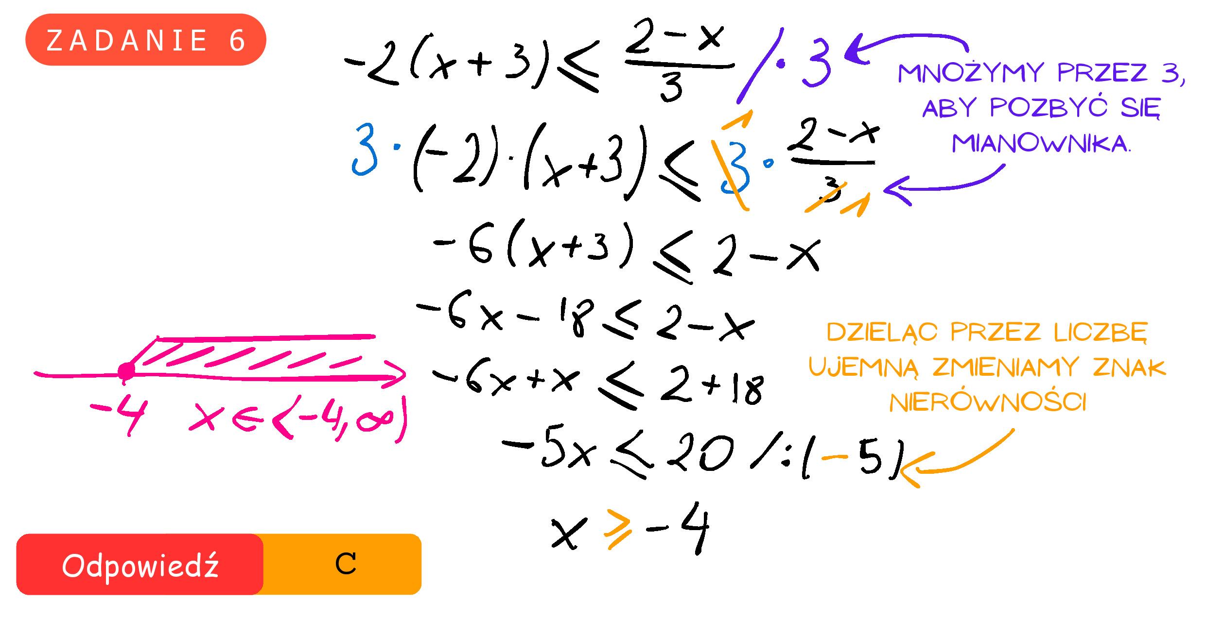 Solution for MATEMATYKA 2023 MAJ MATURA PODSTAWOWA ZADANIE 6