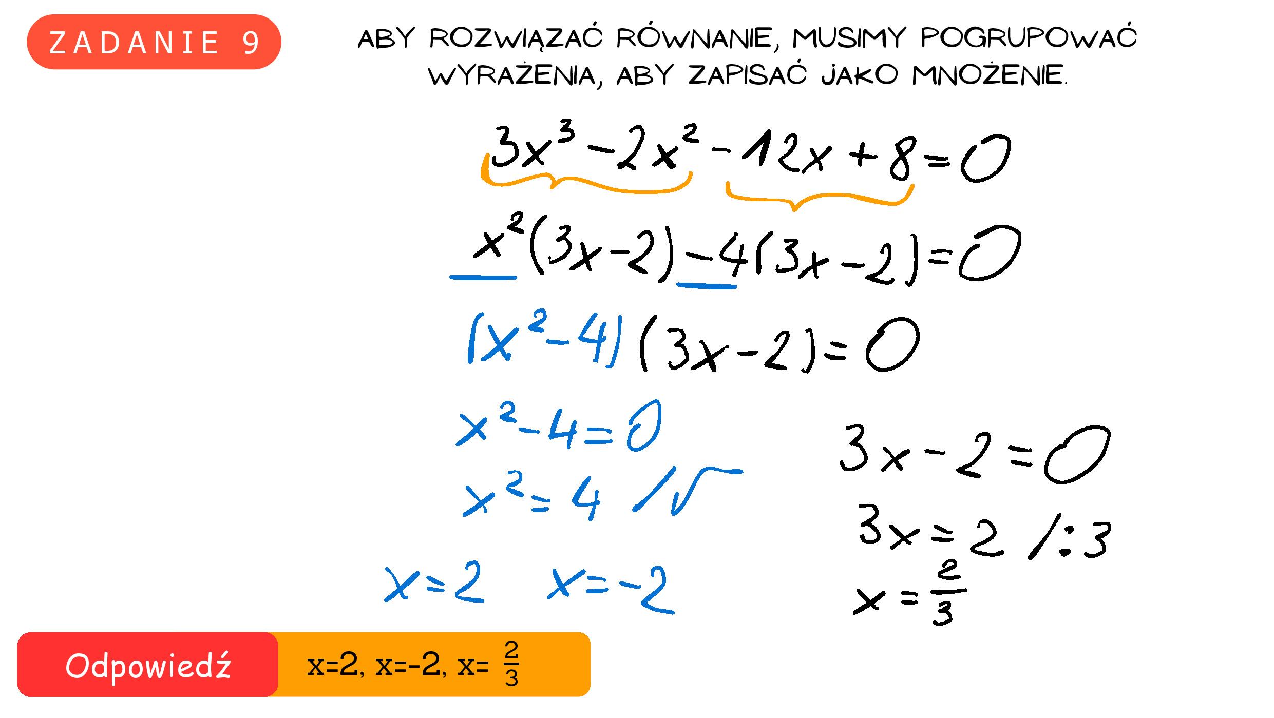 Solution for MATEMATYKA 2023 MAJ MATURA PODSTAWOWA ZADANIE 9