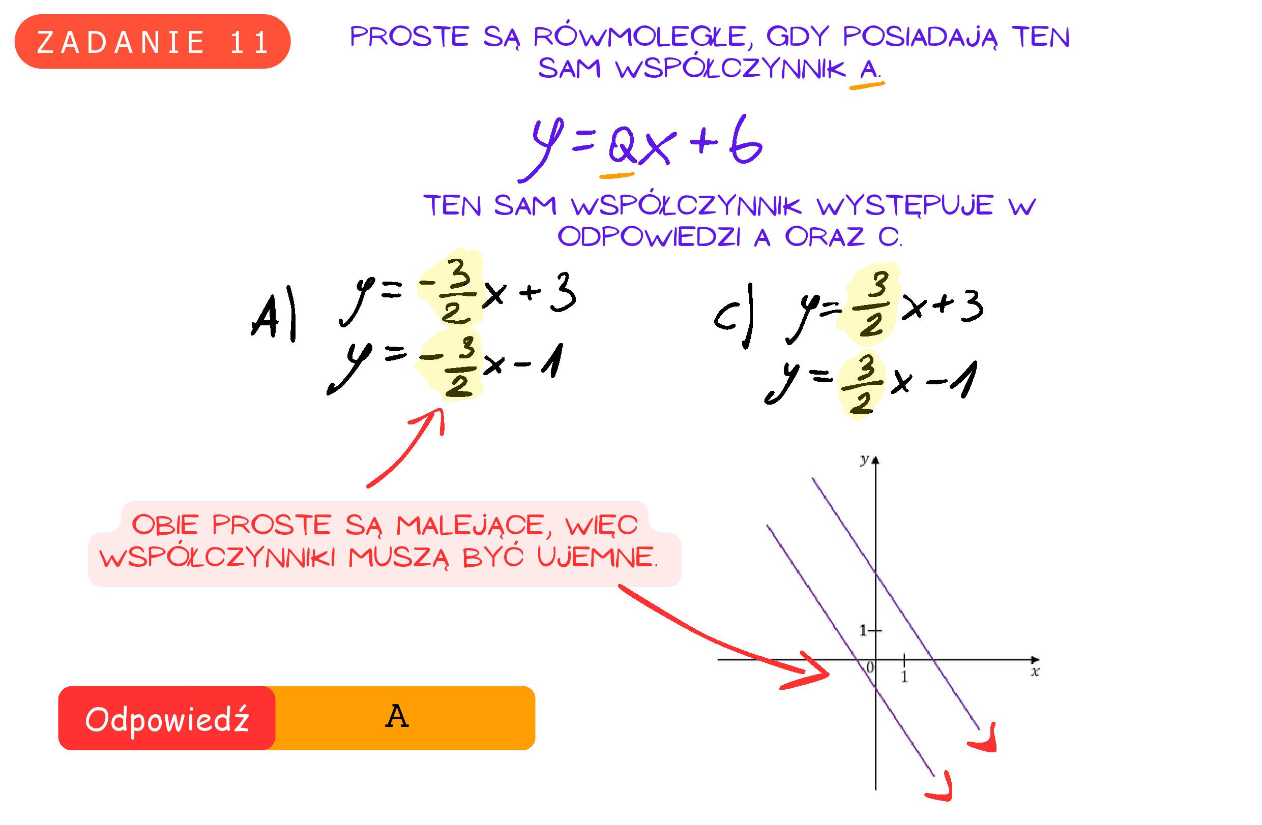 Solution for MATEMATYKA 2024 MAJ MATURA PODSTAWOWA ZADANIE 11