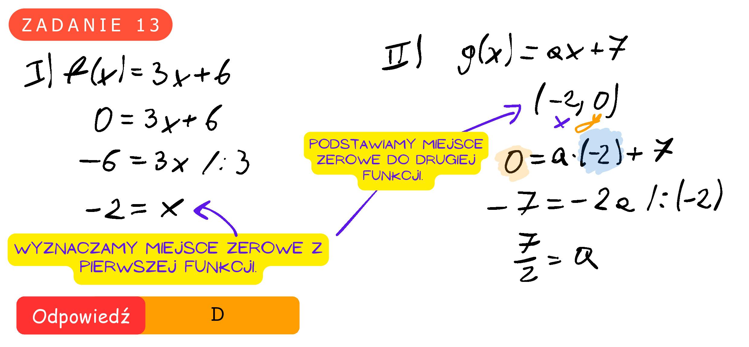 Solution for MATEMATYKA 2024 MAJ MATURA PODSTAWOWA ZADANIE 13