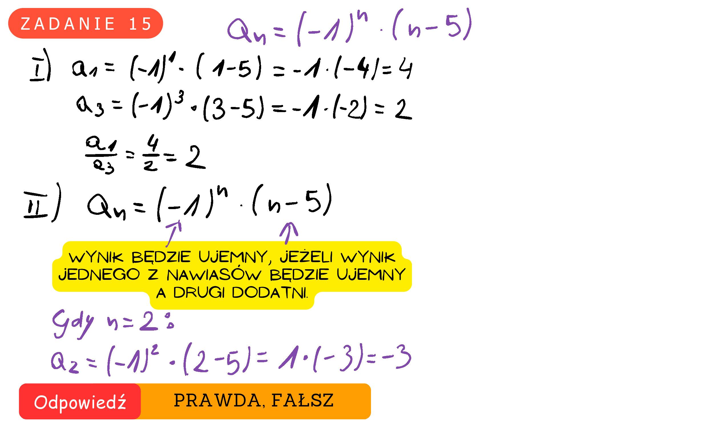 Solution for MATEMATYKA 2024 MAJ MATURA PODSTAWOWA ZADANIE 15