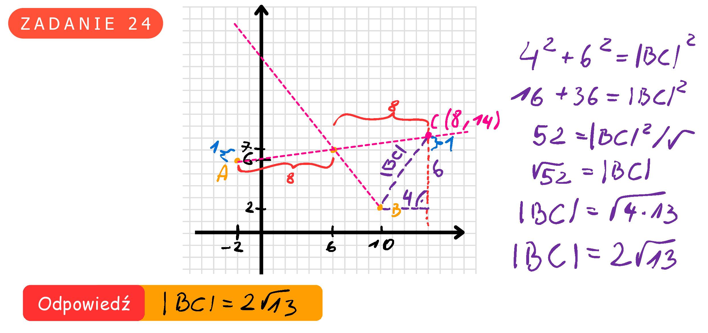 Solution for MATEMATYKA 2024 MAJ MATURA PODSTAWOWA ZADANIE 24