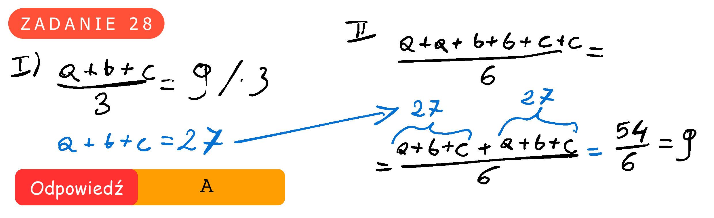 Solution for MATEMATYKA 2024 MAJ MATURA PODSTAWOWA ZADANIE 28