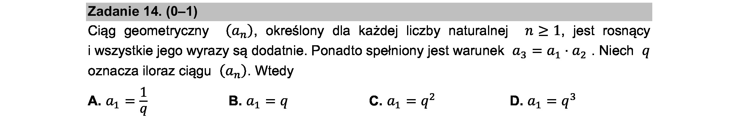 MATEMATYKA 2021 CZERWIEC MATURA PODSTAWOWA ZADANIE 14