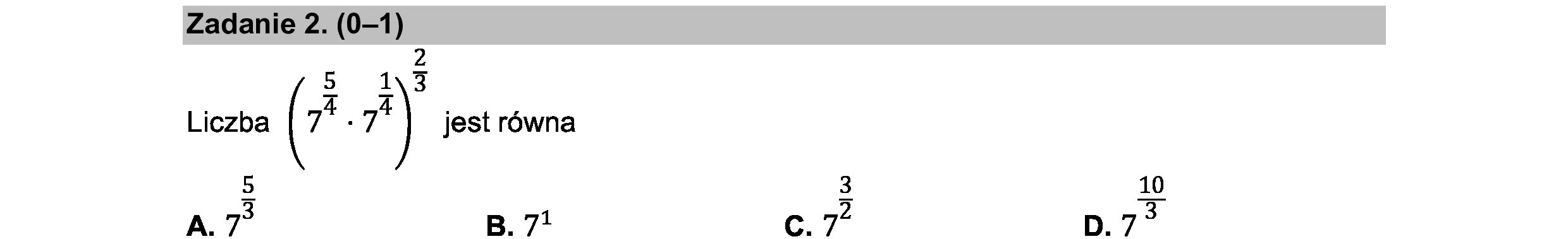 MATEMATYKA 2021 CZERWIEC MATURA PODSTAWOWA ZADANIE 2