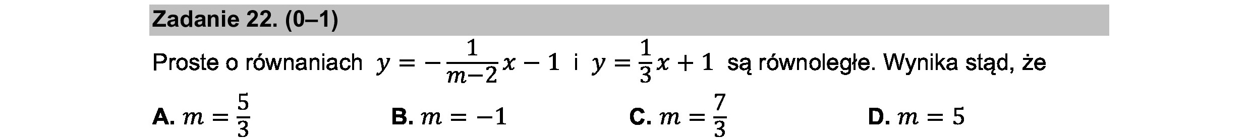 MATEMATYKA 2021 CZERWIEC MATURA PODSTAWOWA ZADANIE 22