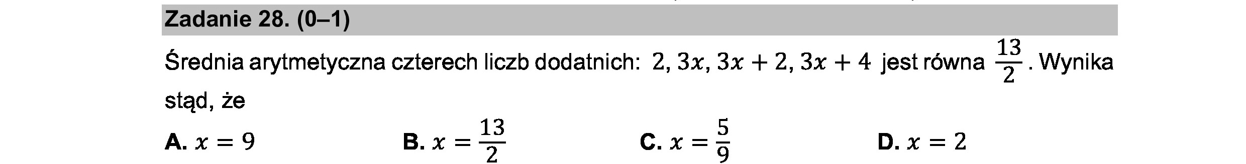 MATEMATYKA 2021 CZERWIEC MATURA PODSTAWOWA ZADANIE 28