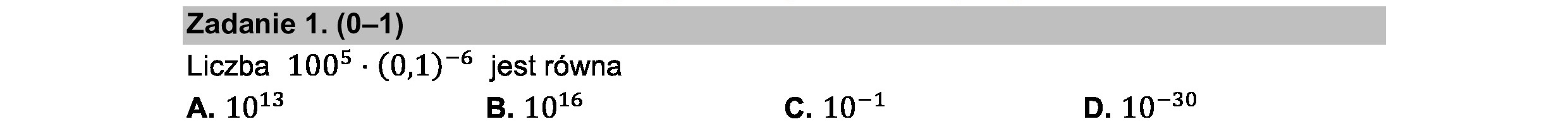 MATEMATYKA 2021 MAJ MATURA PODSTAWOWA ZADANIE 1