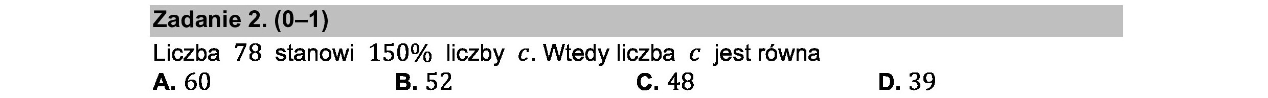 MATEMATYKA 2021 MAJ MATURA PODSTAWOWA ZADANIE 2