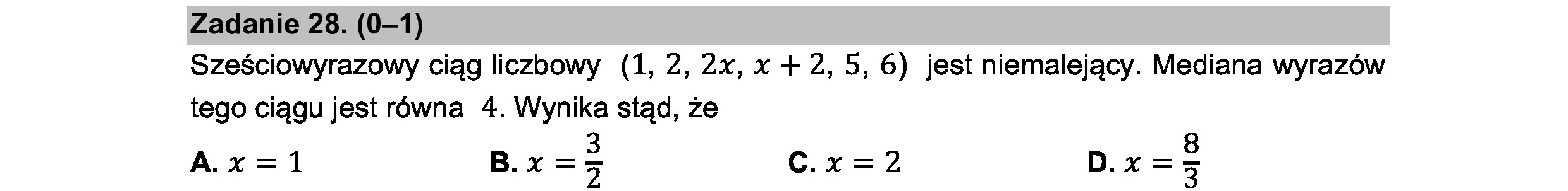 MATEMATYKA 2021 MAJ MATURA PODSTAWOWA ZADANIE 28