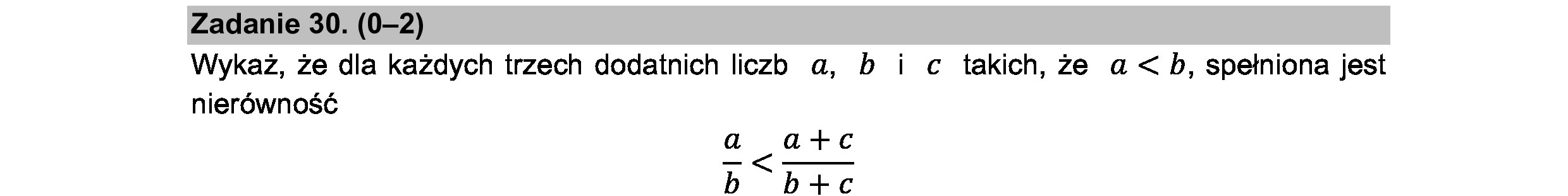 MATEMATYKA 2021 MAJ MATURA PODSTAWOWA ZADANIE 30