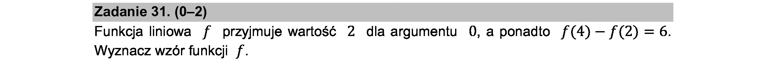MATEMATYKA 2021 MAJ MATURA PODSTAWOWA ZADANIE 31