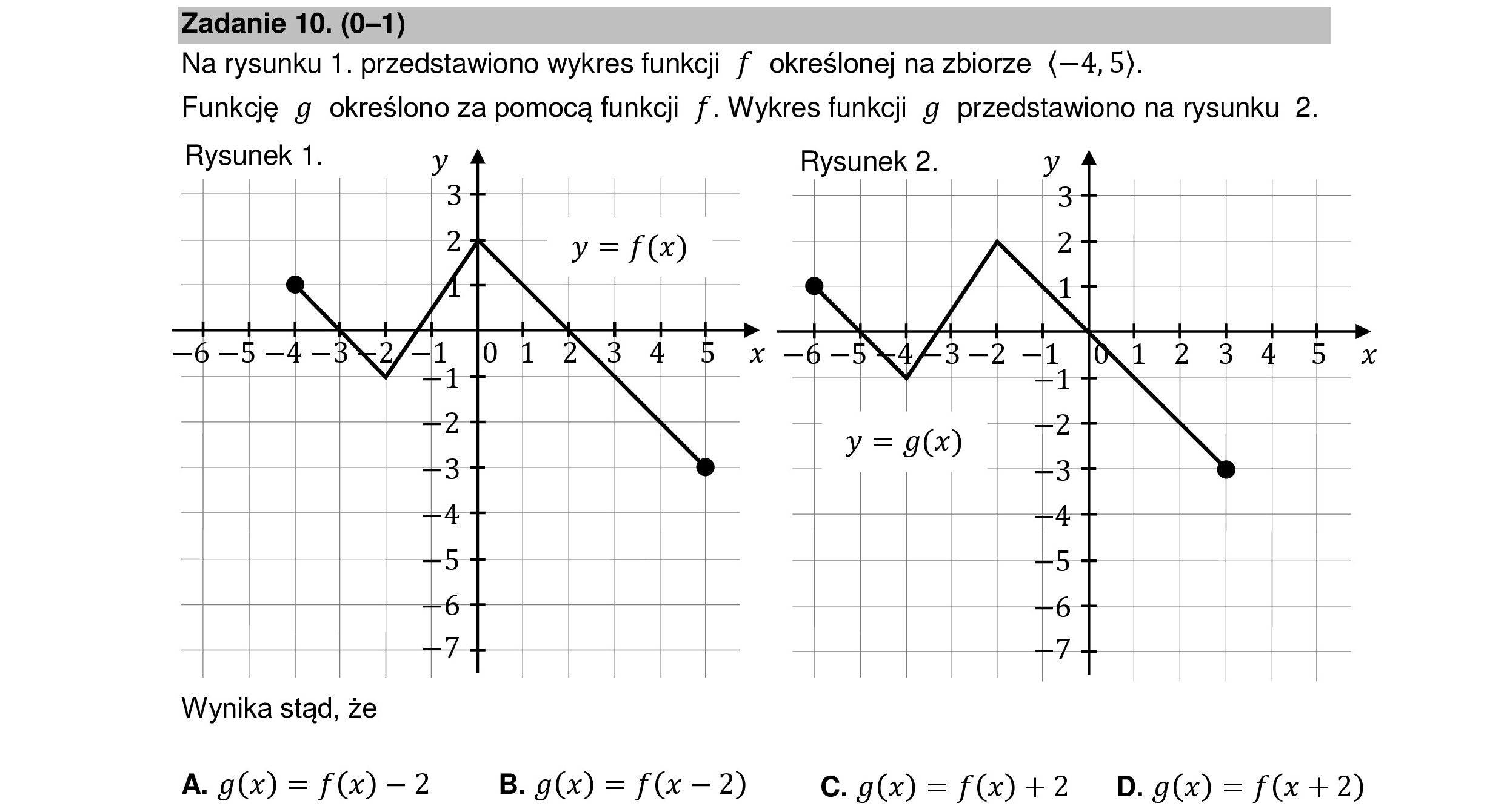 MATEMATYKA 2022 MAJ MATURA PODSTAWOWA ZADANIE 10