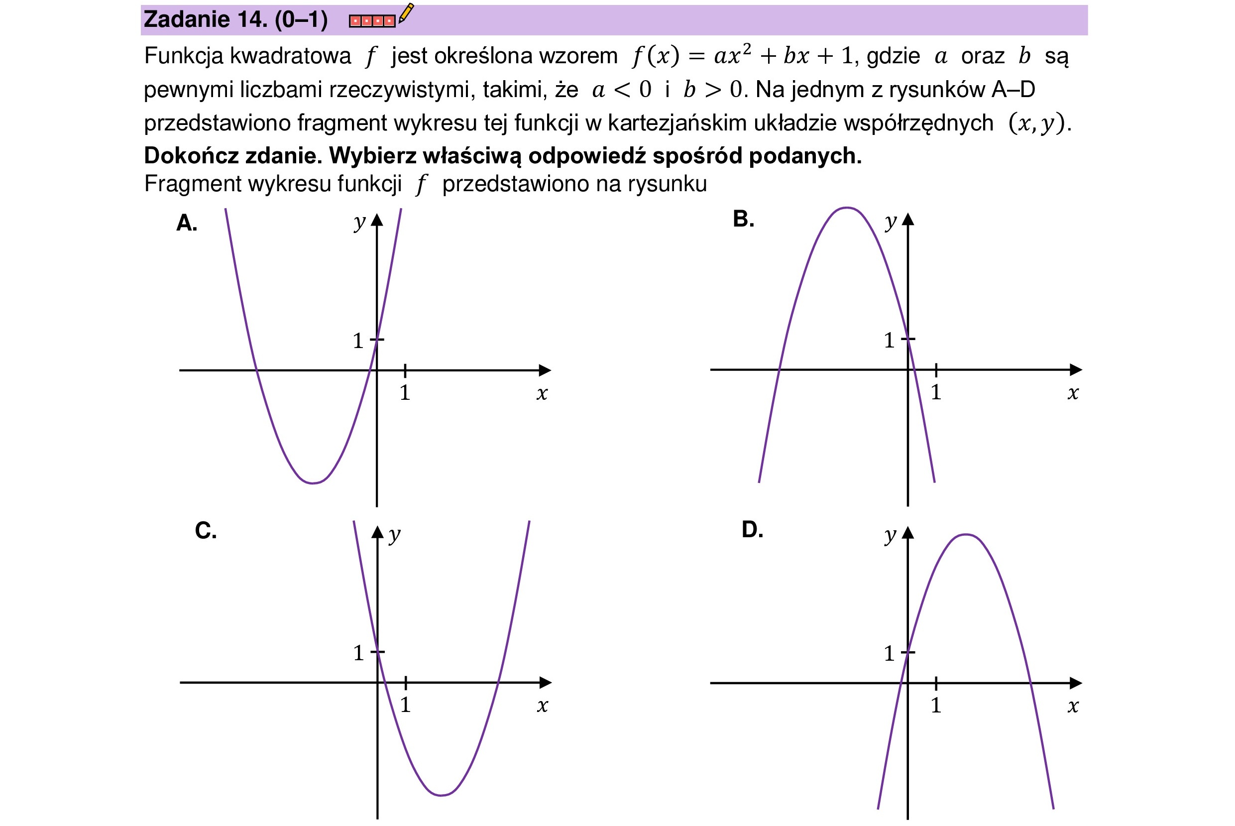 MATEMATYKA 2023 CZERWIEC MATURA PODSTAWOWA ZADANIE 14