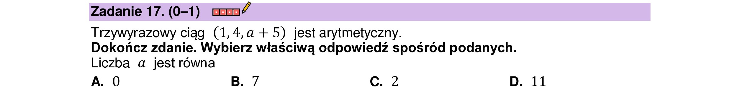 MATEMATYKA 2023 CZERWIEC MATURA PODSTAWOWA ZADANIE 17