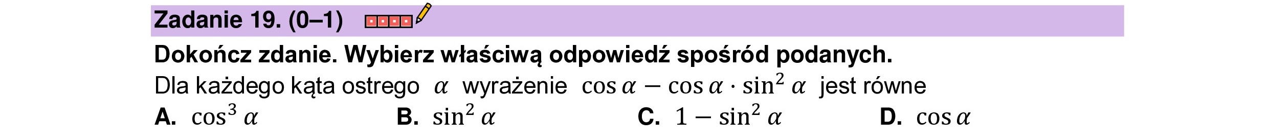 MATEMATYKA 2023 CZERWIEC MATURA PODSTAWOWA ZADANIE 19