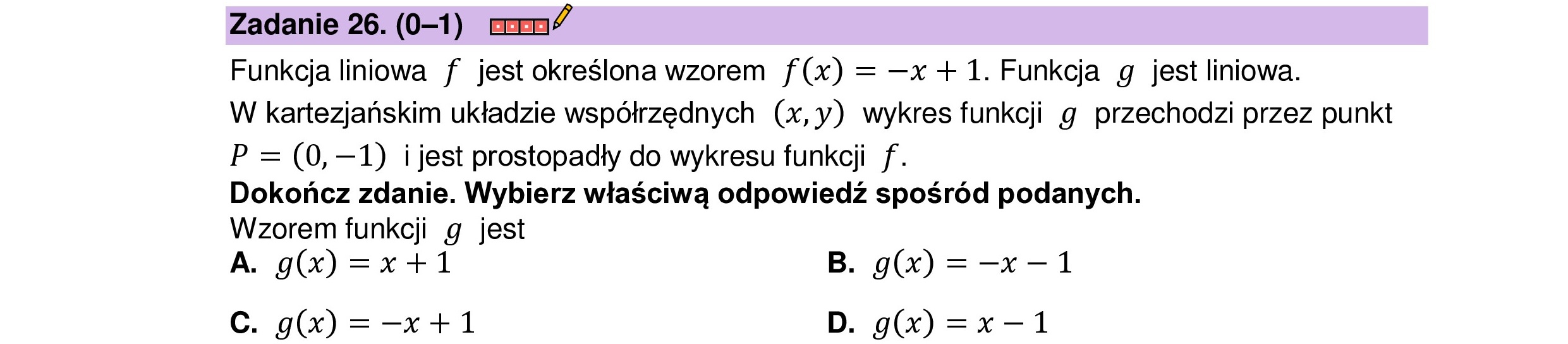 MATEMATYKA 2023 CZERWIEC MATURA PODSTAWOWA ZADANIE 26