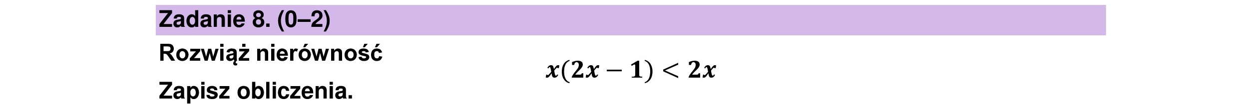 MATEMATYKA 2023 CZERWIEC MATURA PODSTAWOWA ZADANIE 8