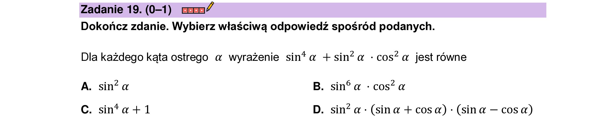 MATEMATYKA 2023 MAJ MATURA PODSTAWOWA ZADANIE 19