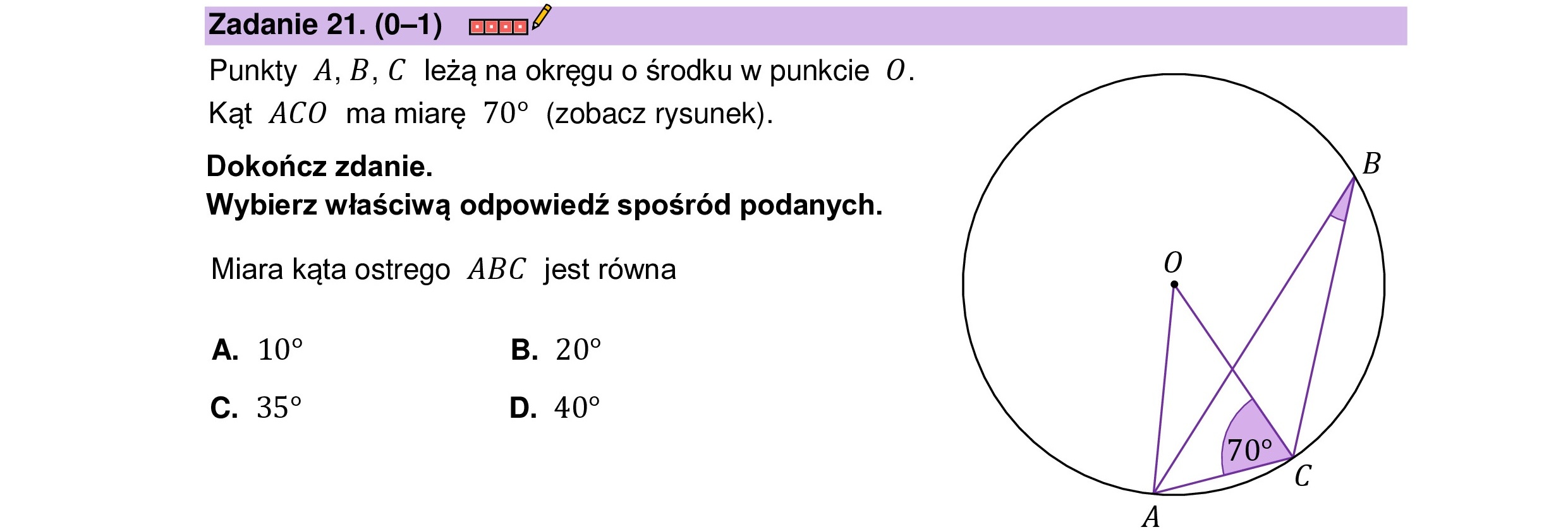 MATEMATYKA 2023 MAJ MATURA PODSTAWOWA ZADANIE 21